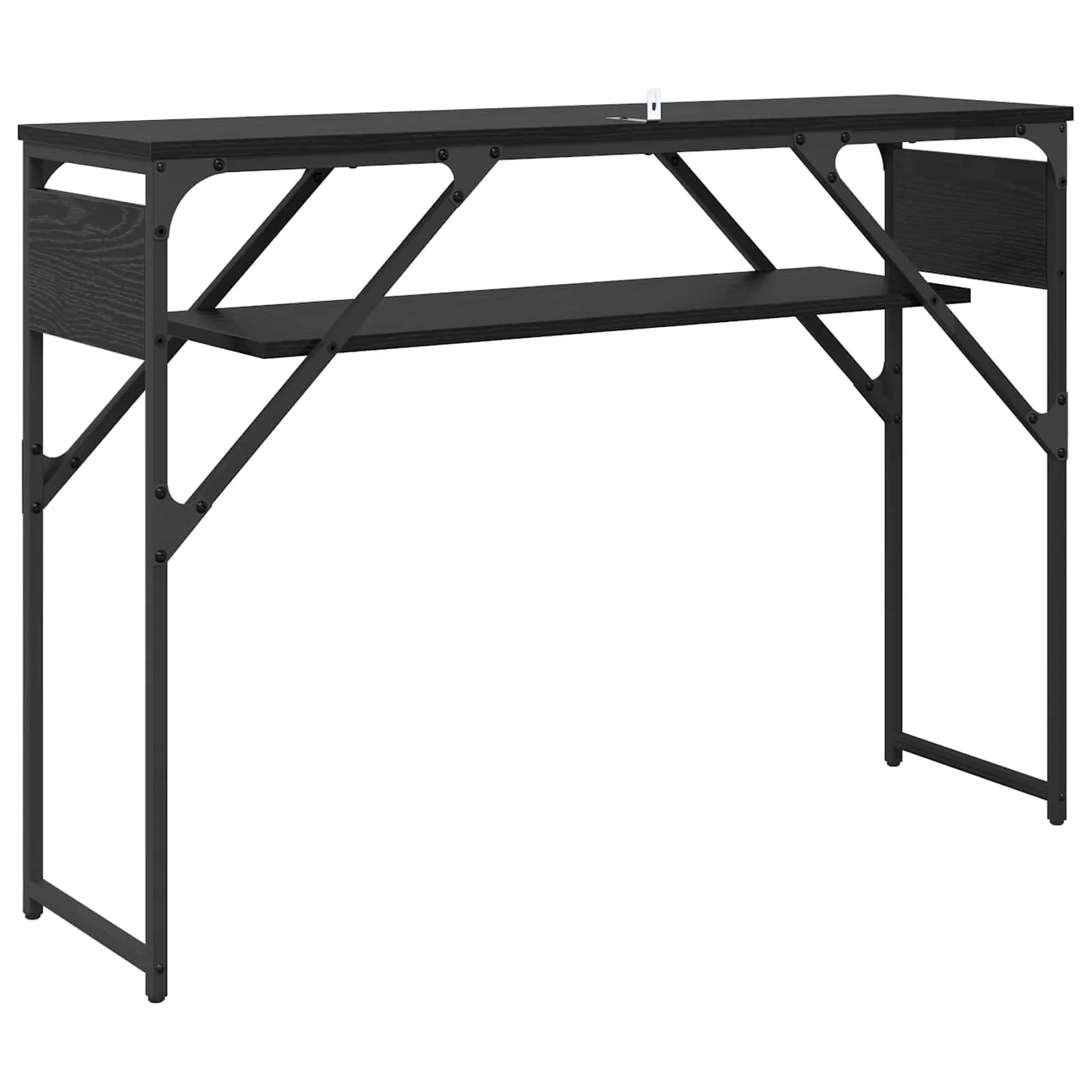 Konzolnamizica Črna Orehovina Inženirski les 105x30x75cm - slika 7