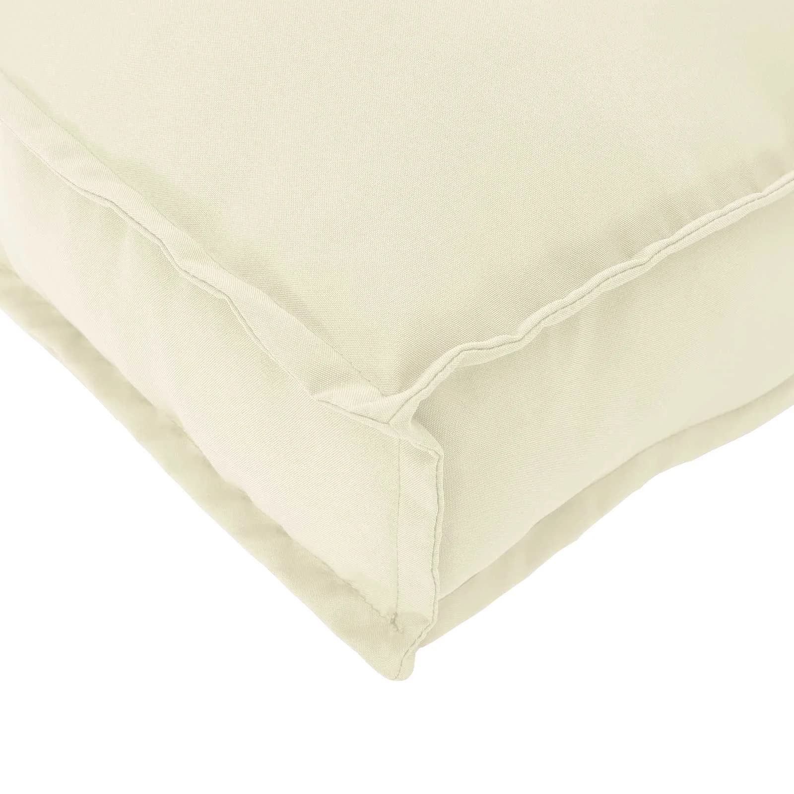 Blazina krema 50 x 50 x 12 cm Oxford tkanina - slika 5