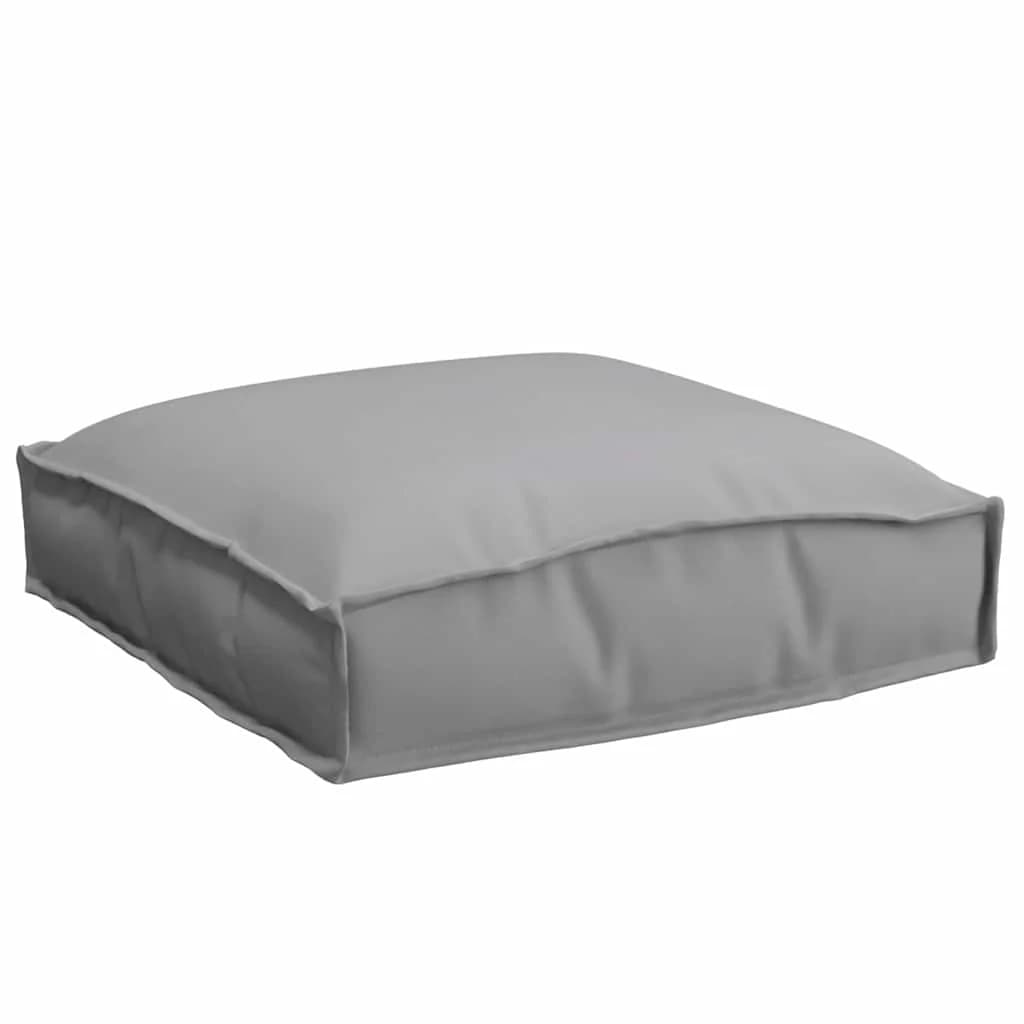 Blazina 4 kos Oxford tkanina Siva 40 x 40 x 8 cm - slika 5