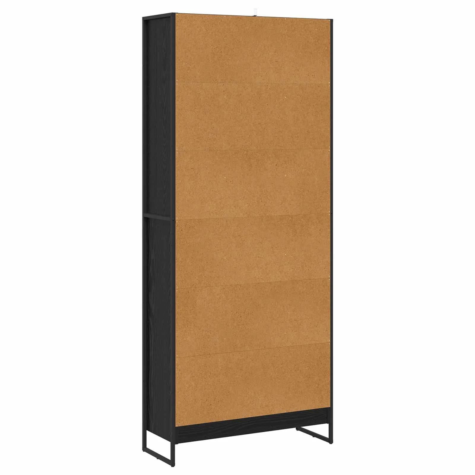 Knjigovni omar 80 x 30 x 189,5 cm Inženirski les Črna Orehovina - slika 7