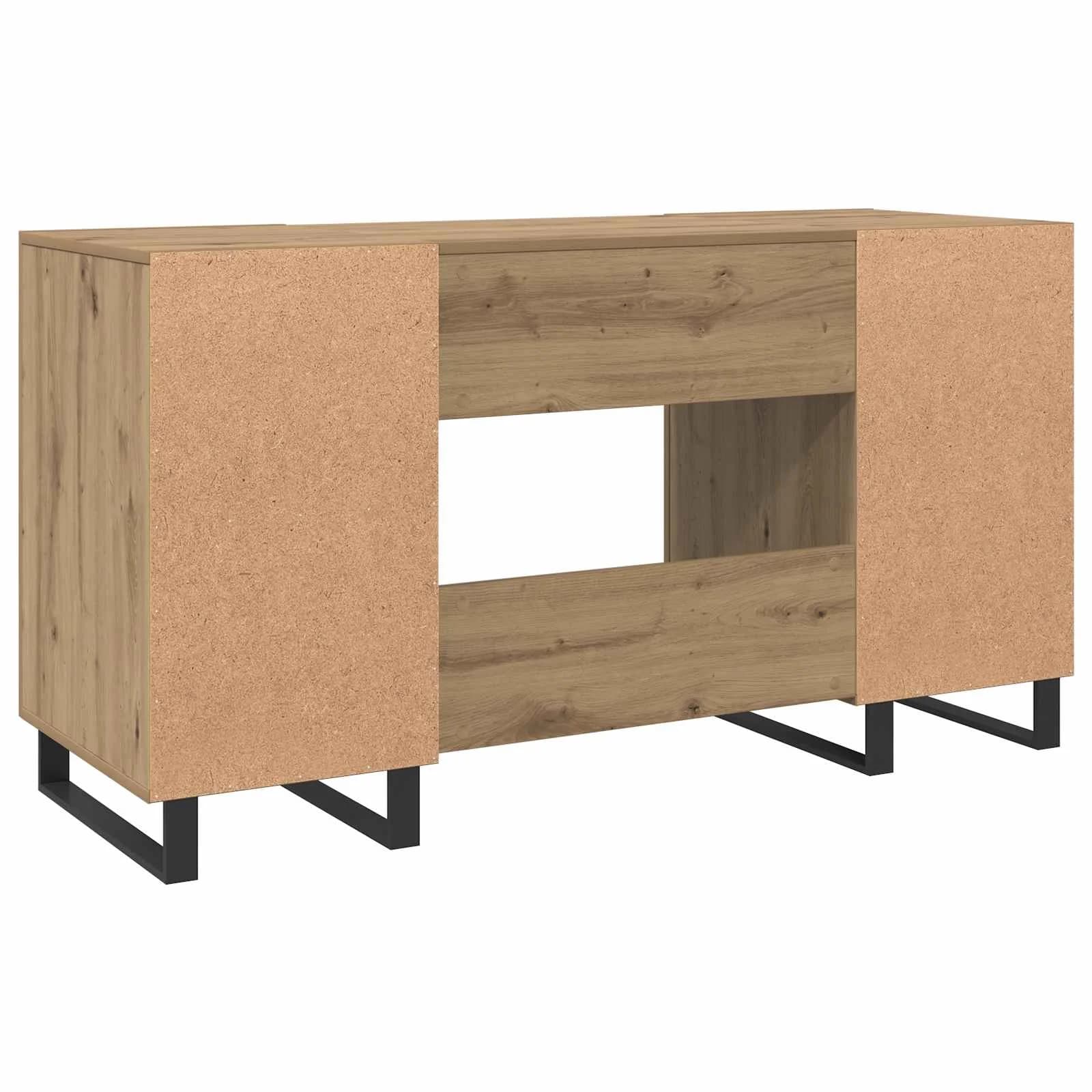 Miza artisan hrast Inženirski les 140 x 50 x 75 cm - slika 8