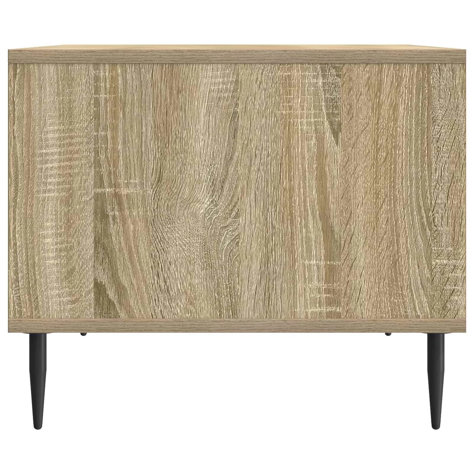 Klubska miza Sonoma hrast 90 x 50 x 40 cm Inženirski les - slika 6