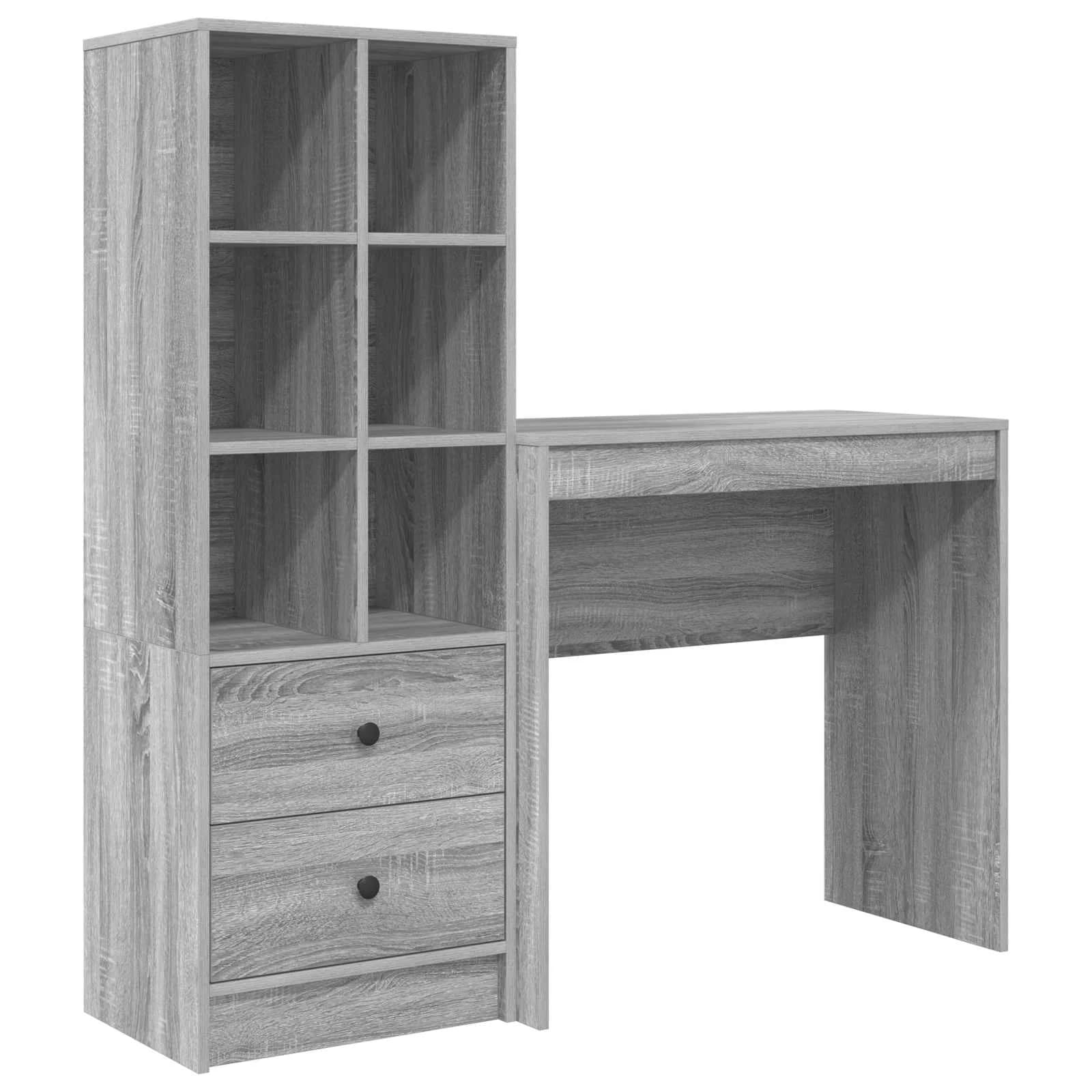 Miza Siva Sonoma 125,5 x 40 x 127 cm 2 kos - slika 2