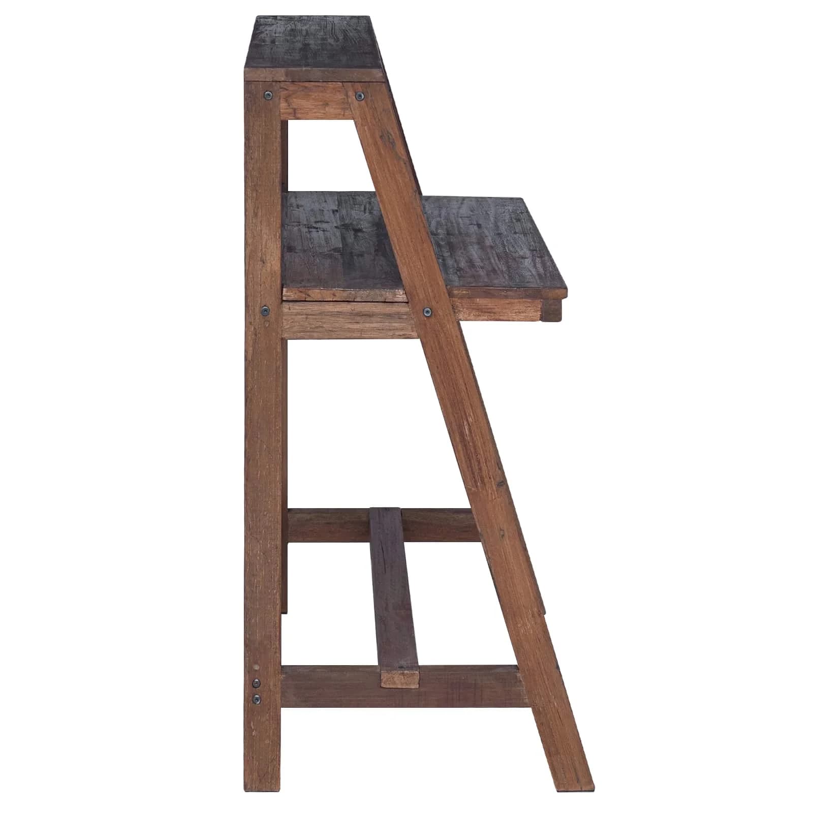 Miza Rjava 90 x 50 x 103 cm Trdna obnovljena les - slika 5