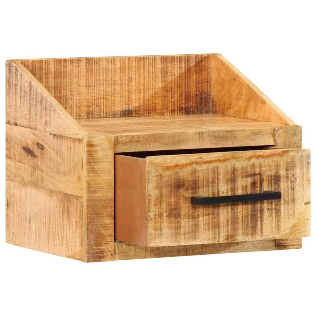 Nočna omarica Rjava 40 x 30 x 30 cm Masiven les manga - slika 2