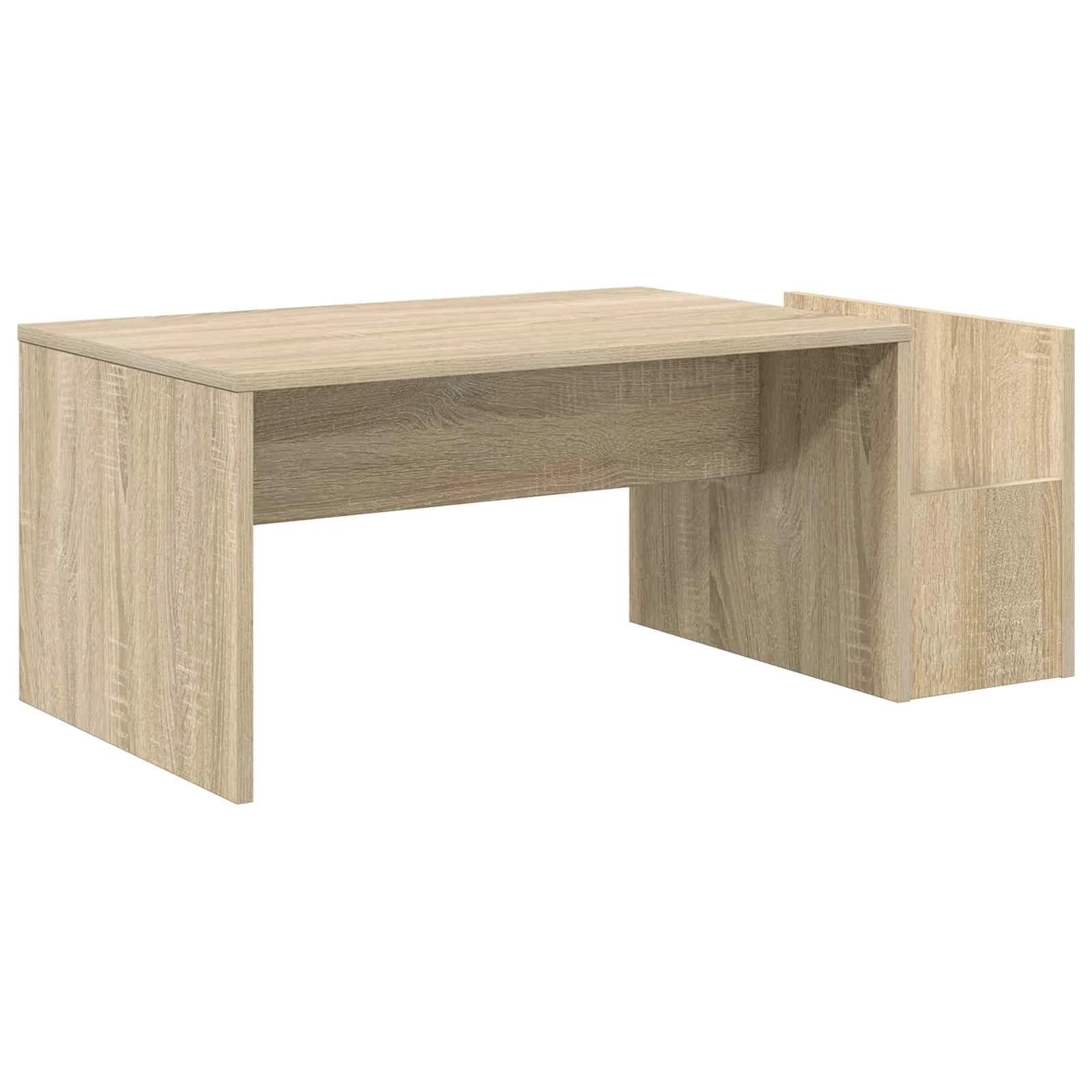Klubska miza Sonoma hrast 90 x 45 x 35 cm Inženirski les - slika 7