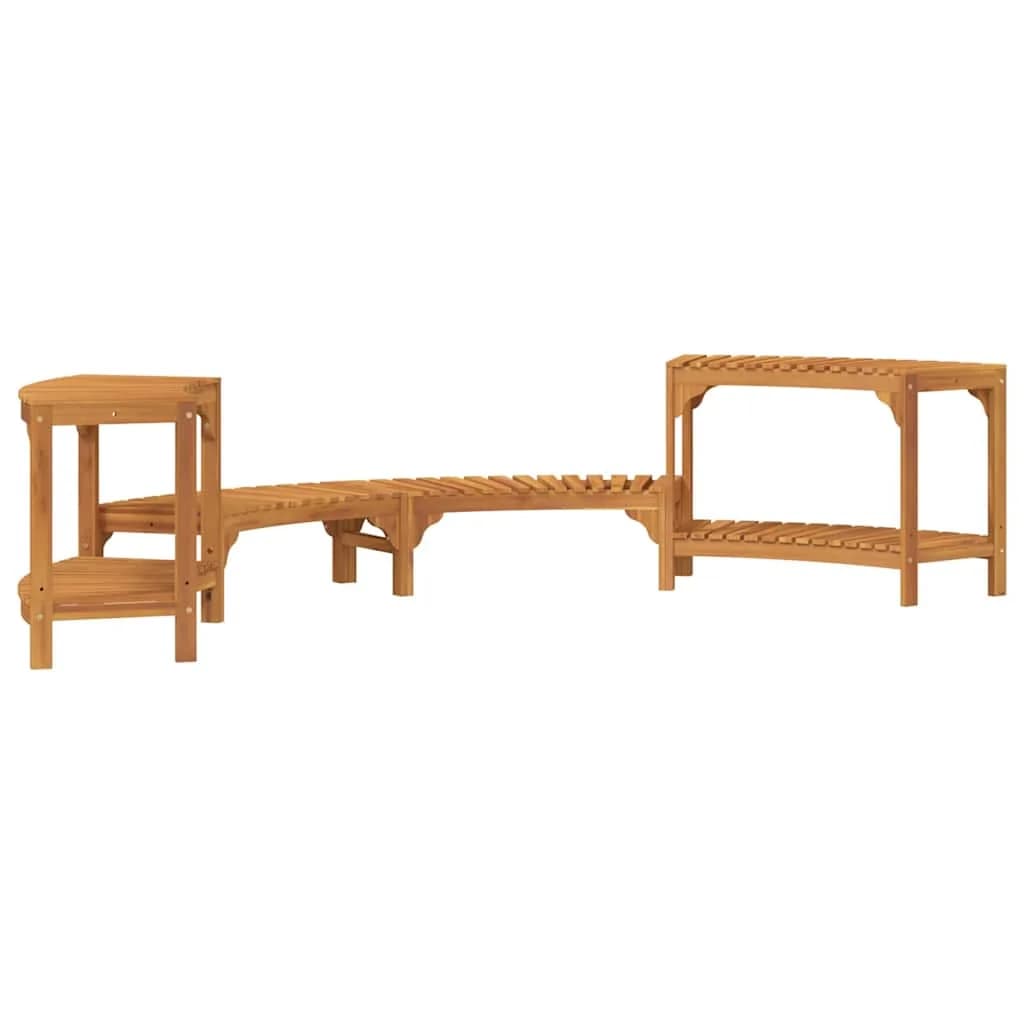 Obdaja vročo kad polkrožno Rjava 272 x 120 x 55,5 cm - slika 7