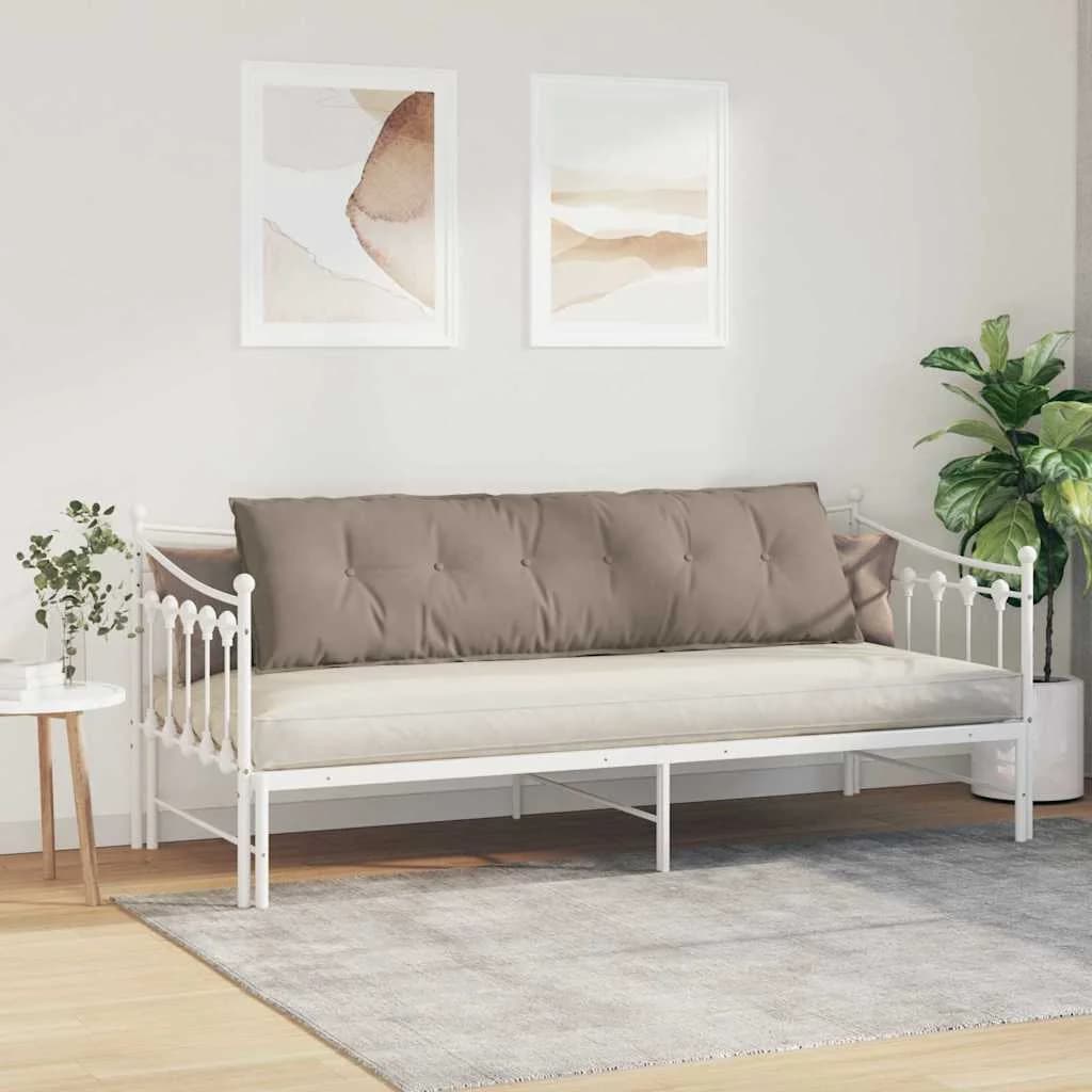 Poglavni vzglavnik Taupe 180 x 50 cm Mikrofiber tkanina - slika 4