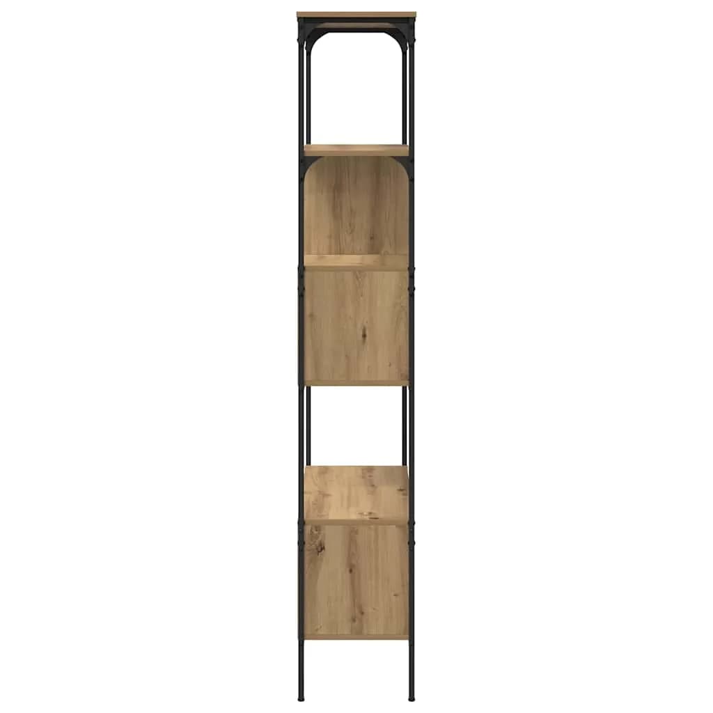 Knjižna omara 7 nivojev 76 x 33 x 188,5 cm Inženirski les - slika 6