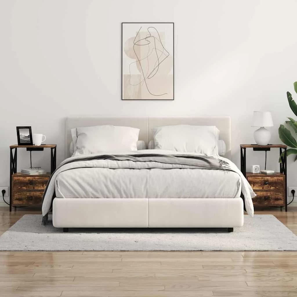 Nočna omarica Dimljeni oreh 40 x 31 x 60 cm Inženirski les - slika 4