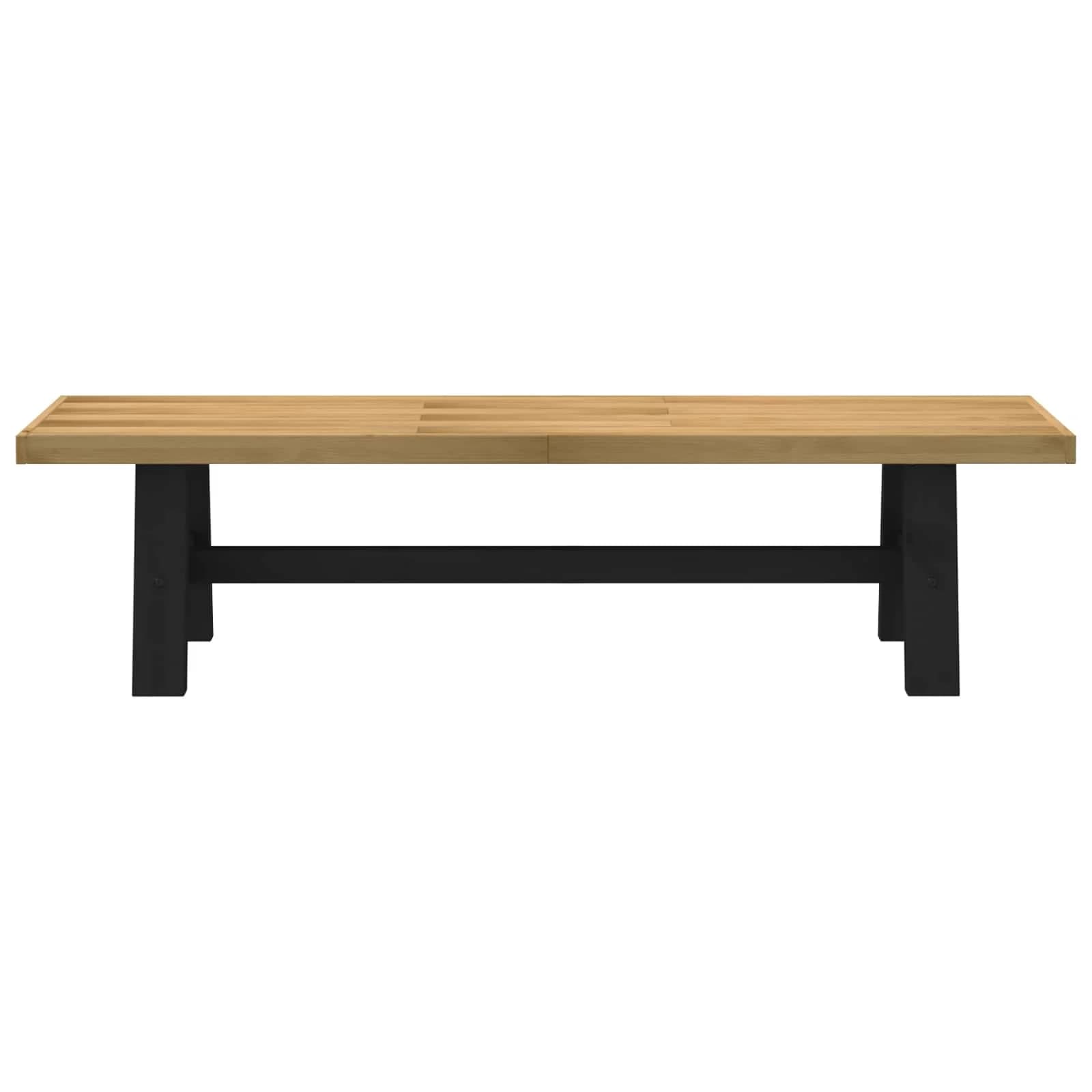 Jedilna klop NOAIN 160 x 41 x 45 cm Masivna borovina Naravna - slika 3
