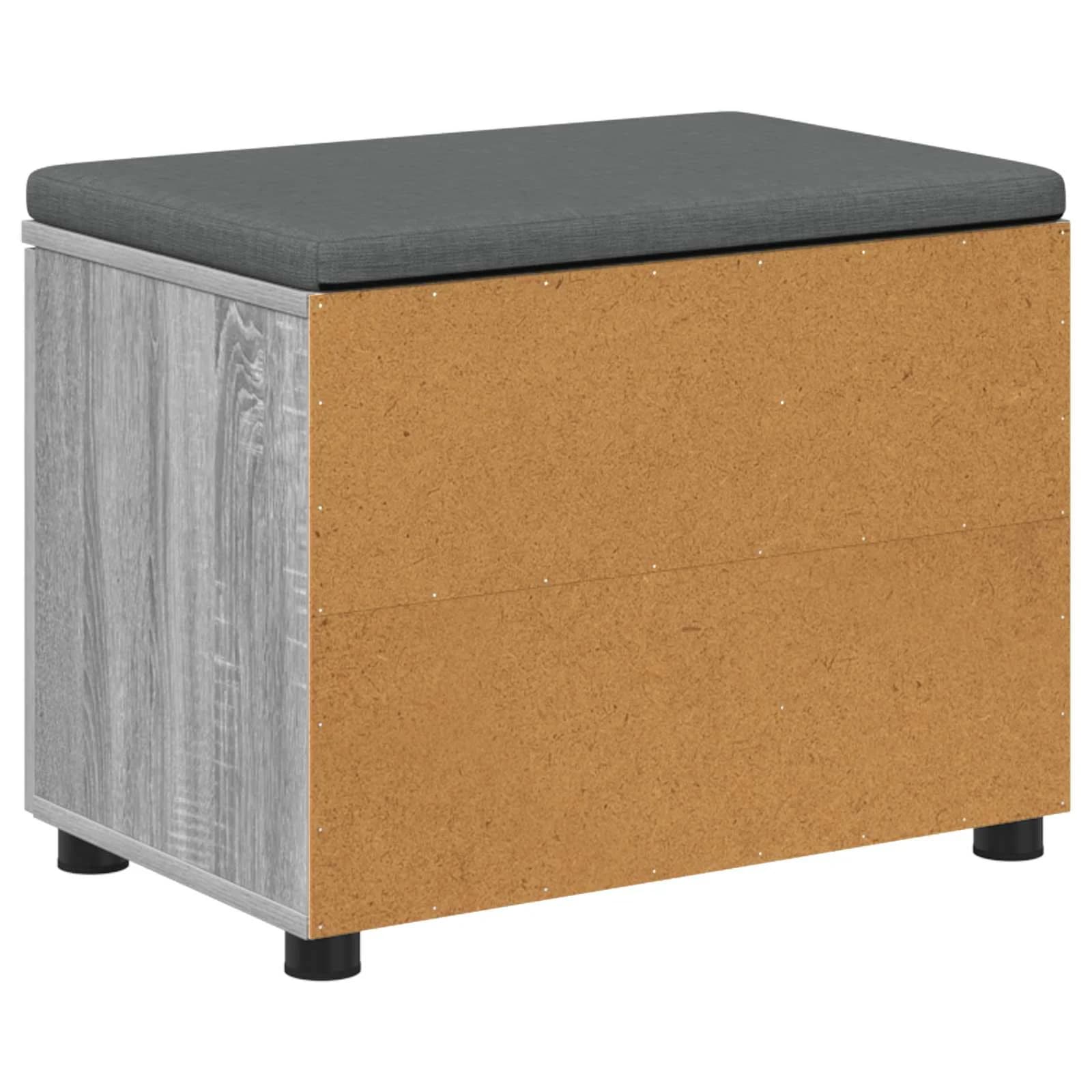 Haldna klop z blazino s polico Siva Sonoma 60 x 38 x 46 cm - slika 8