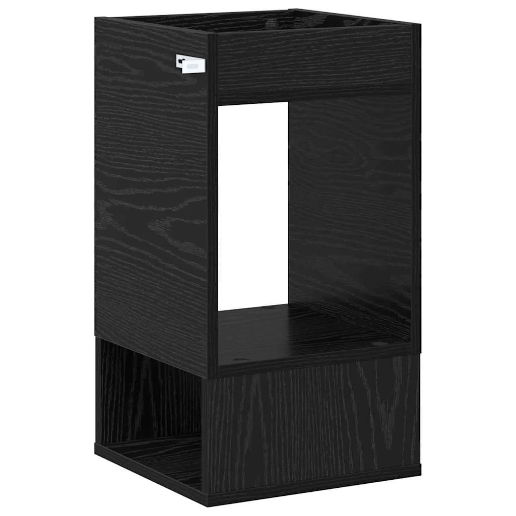Stranska miza 2 kos Črna Orehovina 30 x 30 x 56 cm - slika 8
