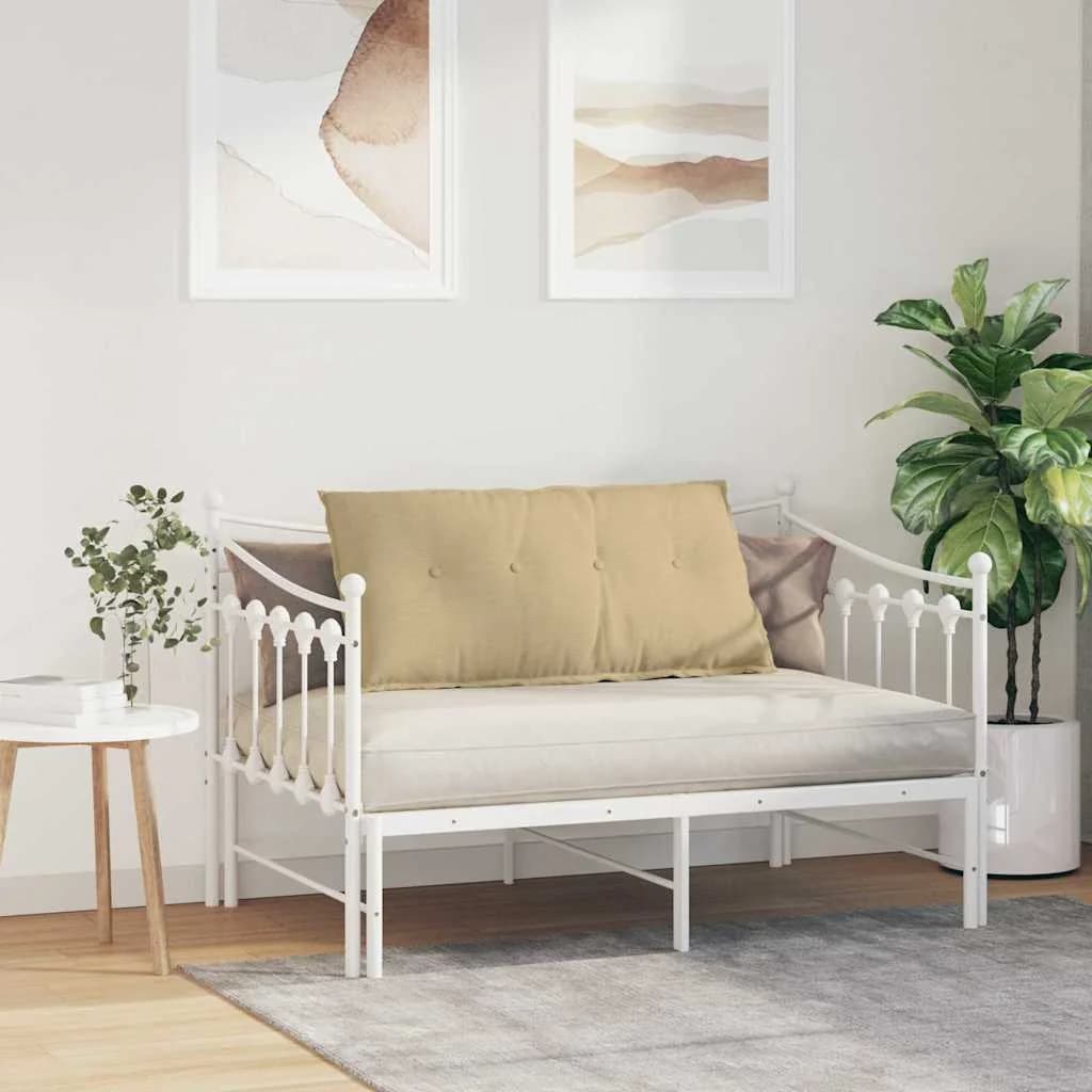 Poglavni vzglavnik Siva zelena 100 x 50 cm Žametna tkanina - slika 4