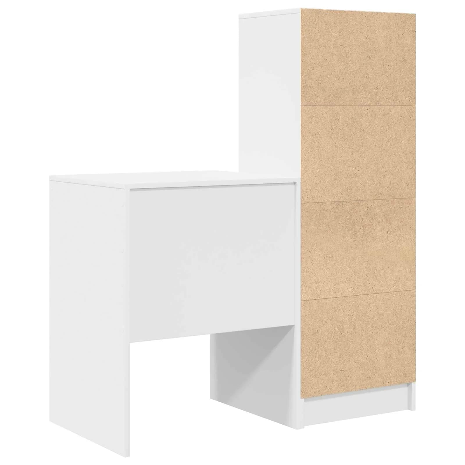 Miza Bela 145,5 x 40 x 127 cm 2 kos - slika 9