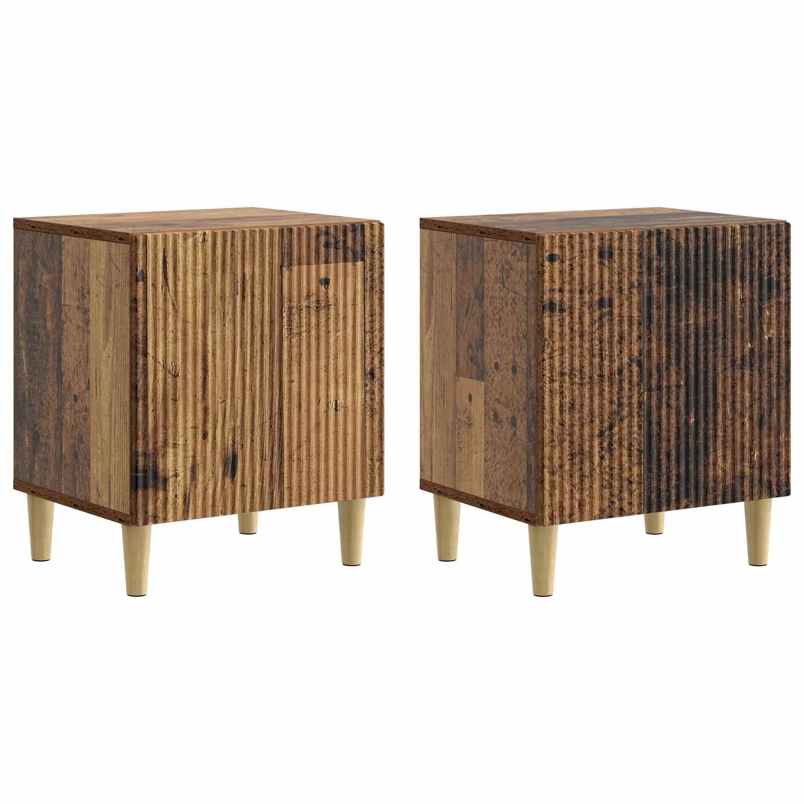 Nočna omarica 2 kos Star les 43 x 34,5 x 50 cm Inženirski les - slika 2
