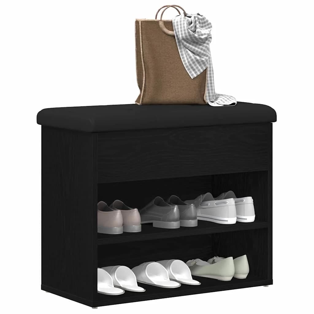 Klop s prostorom za shranjevanje Črna Orehovina 62 x 32 x 50 cm - slika 3