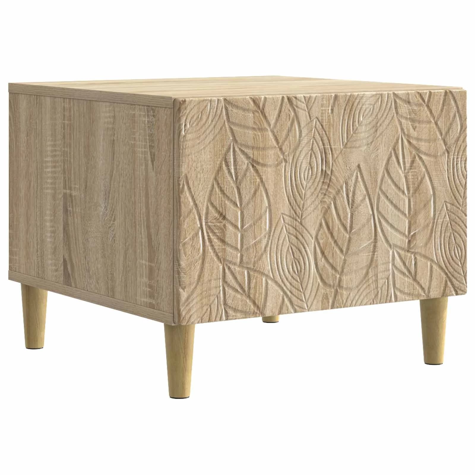 Klubska miza Sonoma hrast 50 x 49 x 40 cm Inženirski les - slika 2