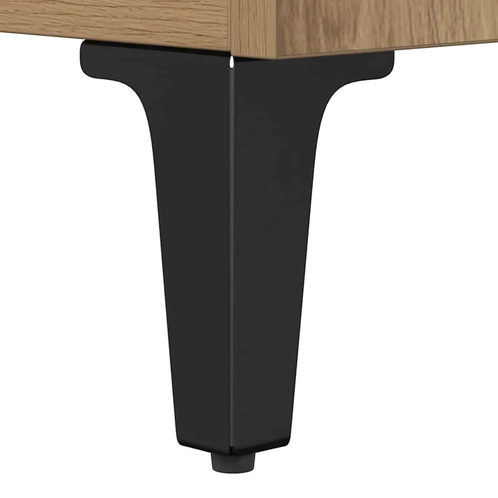 Klubska miza Umetni hrast 90 x 49 x 45 cm Inženirski les - slika 9