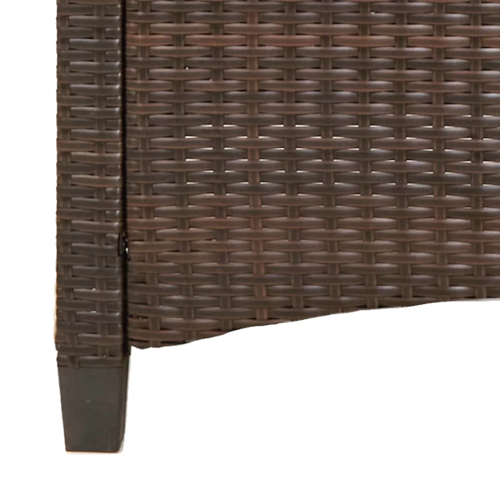 Vrtna klop Rjava in rdeča 105 x 60 x 112 cm Jeklo in poliestren - slika 8