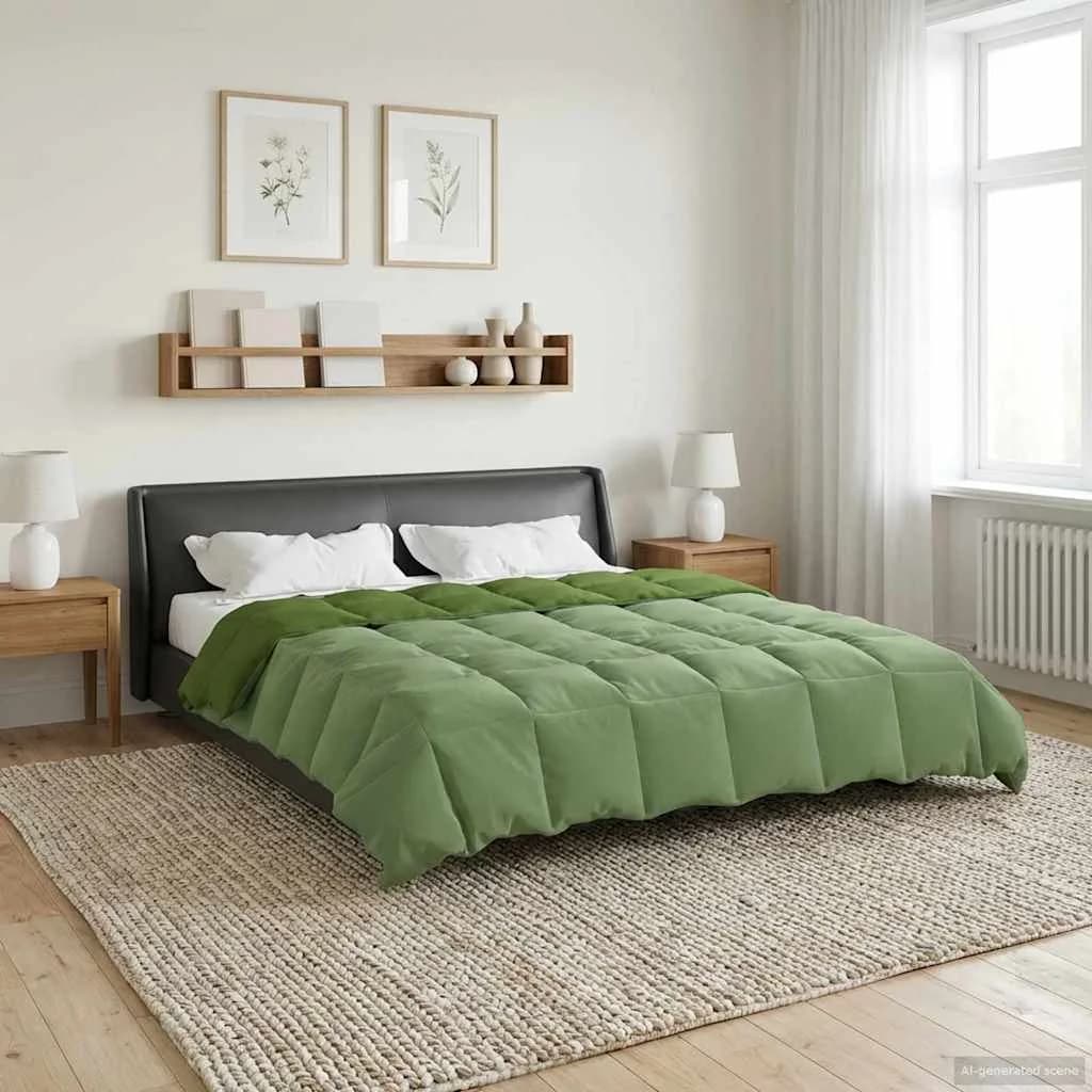 Zimska posteljnina Šonerisan Zelena 220 x 240 cm Mikrovlakna