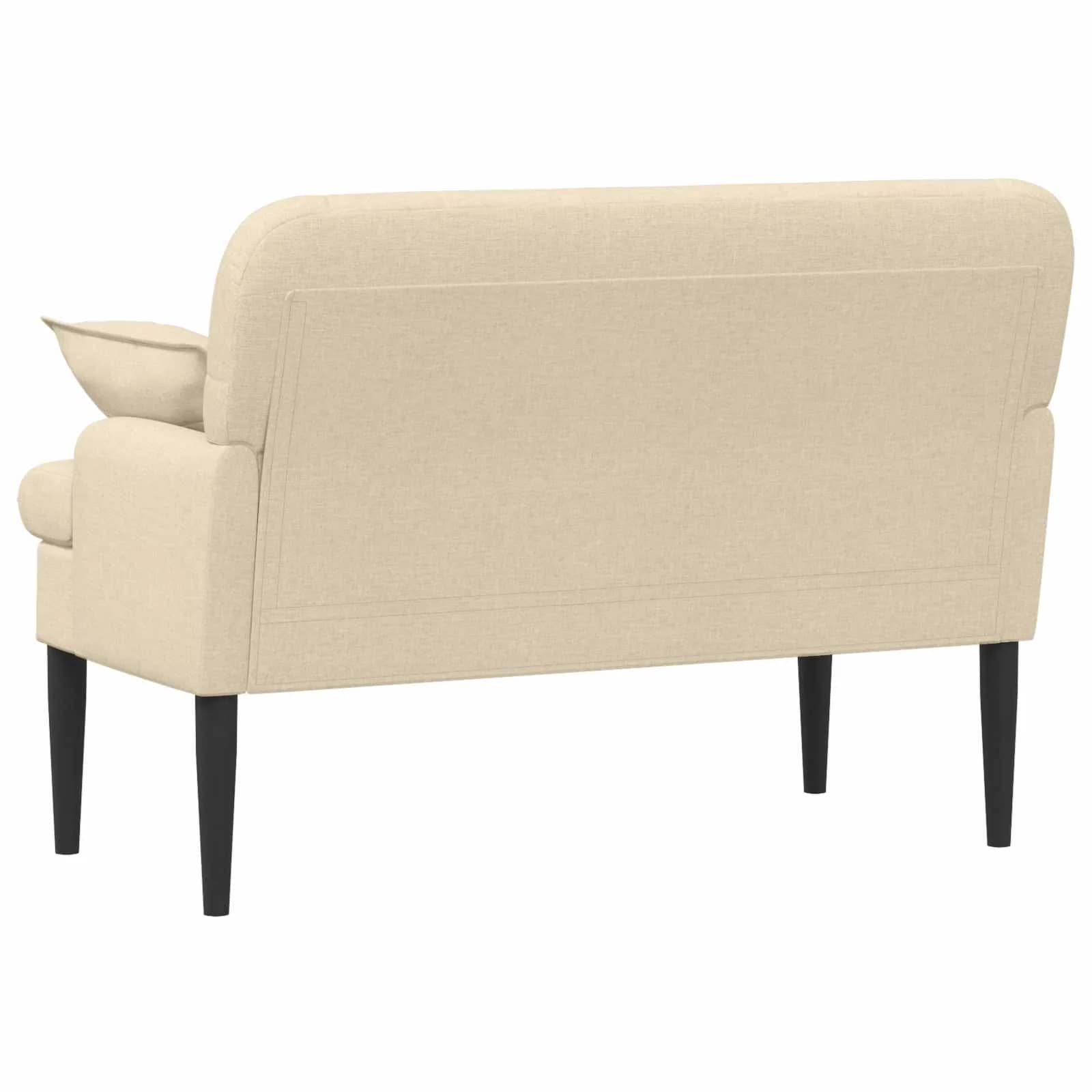 Dvojnica s gumbi Krem 111 x 68 x 80 cm Blago - slika 5