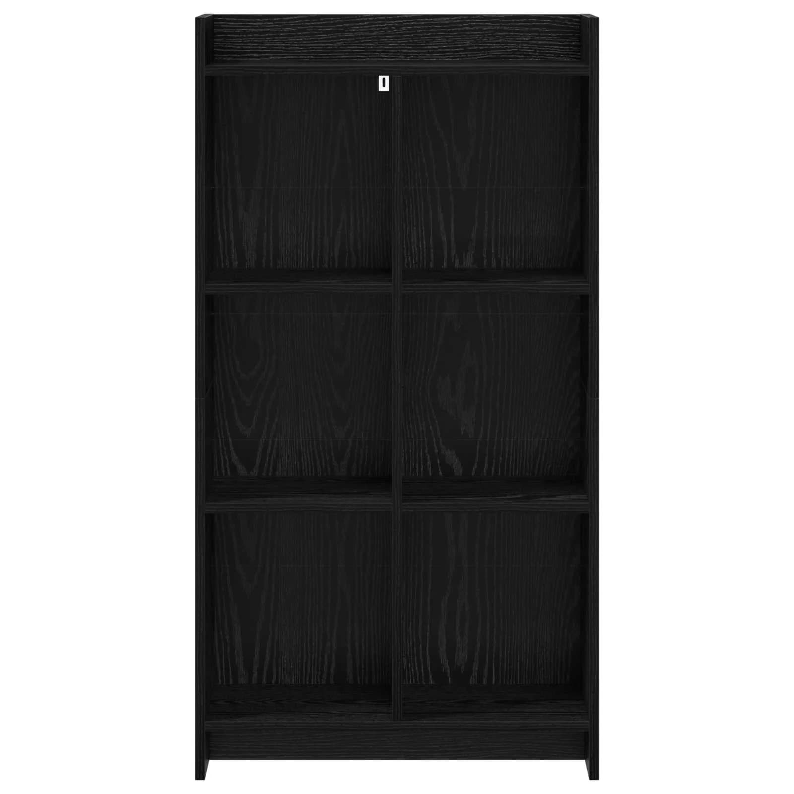 Knjižna omara Črni hrast 59 x 30 x 111 cm Inženirski les - slika 4