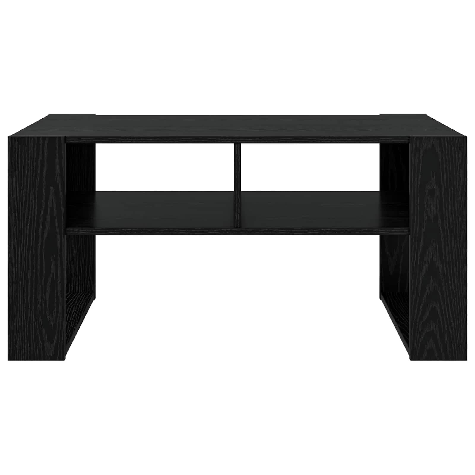 Klubska miza Črna Orehovina 92 x 53 x 45 cm Inženirski les - slika 5