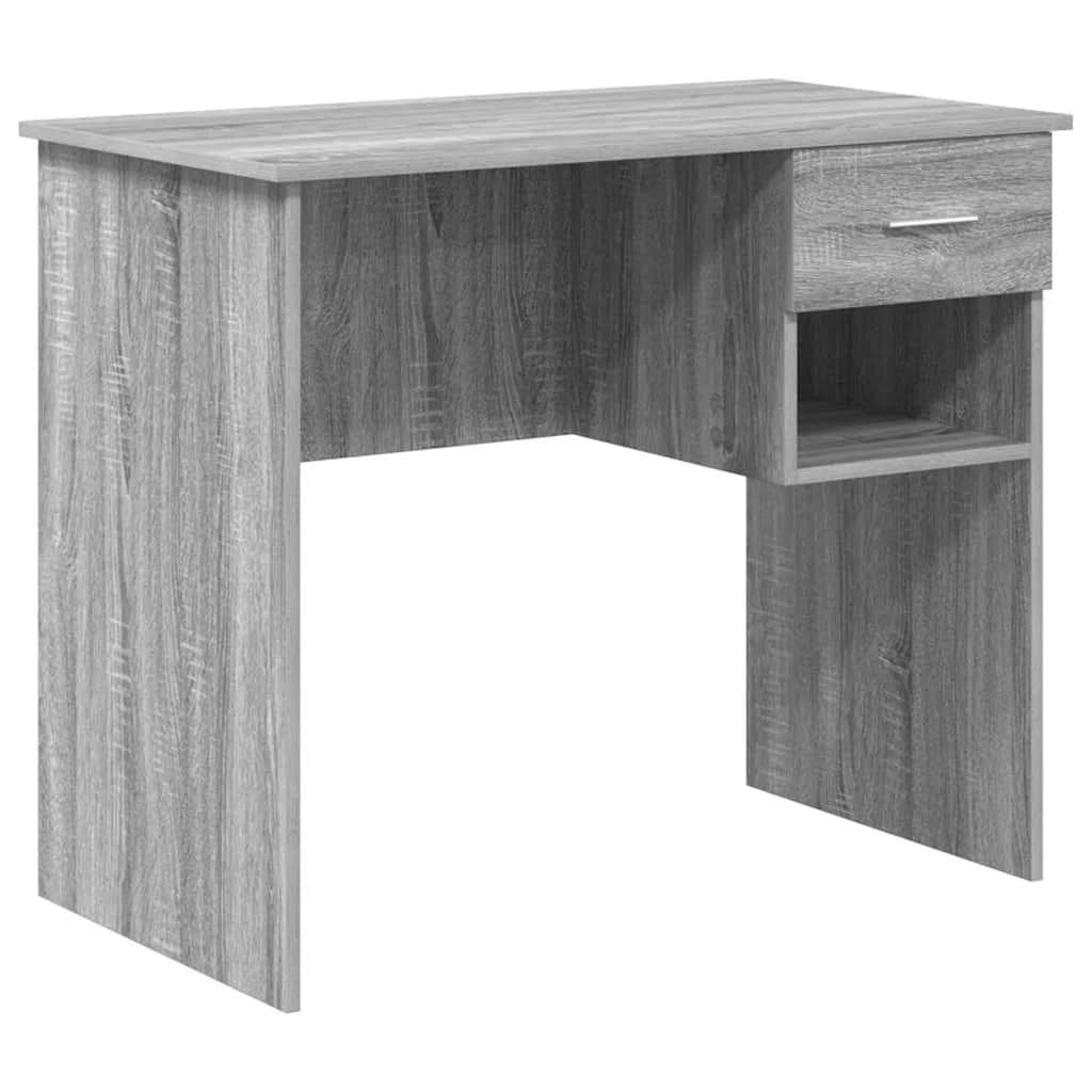 Miza Siva Sonoma Inženirski les 90 x 49 x 75 cm - slika 2