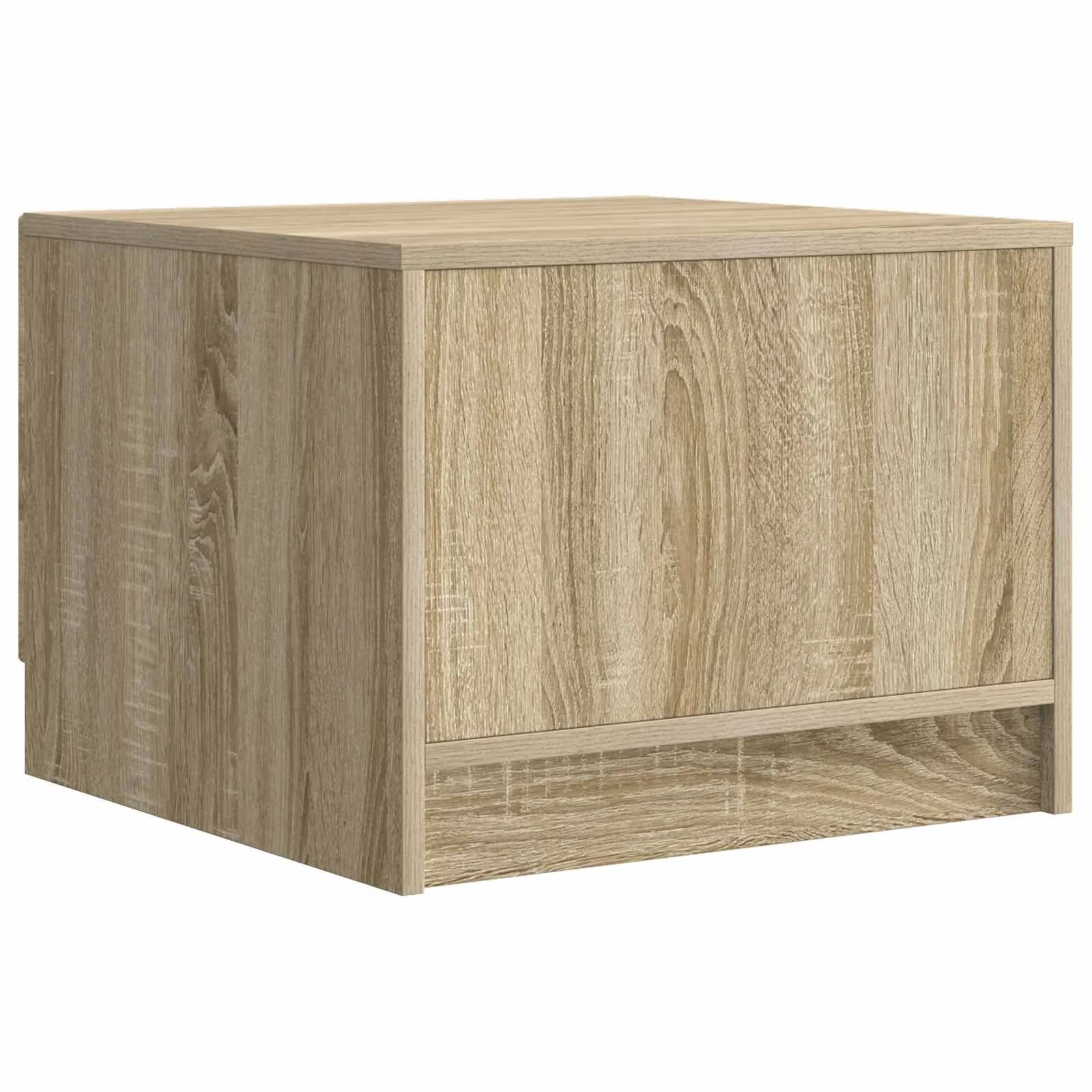 Klubska miza Sonoma hrast 49 x 50 x 37 cm Inženirski les - slika 7