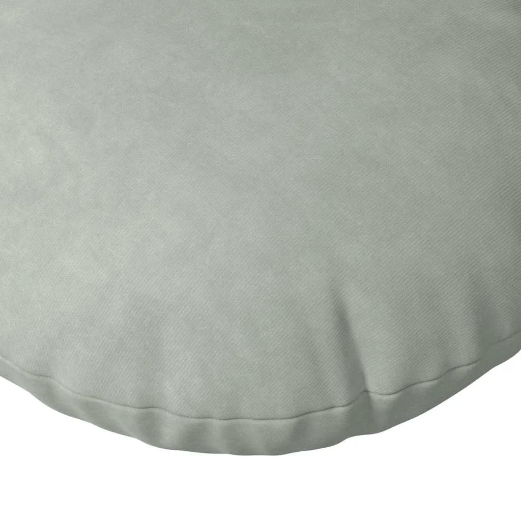 Sedežne blazine 2 pcs Svetlo siva Ø 40 x 13 cm Žamet - slika 7