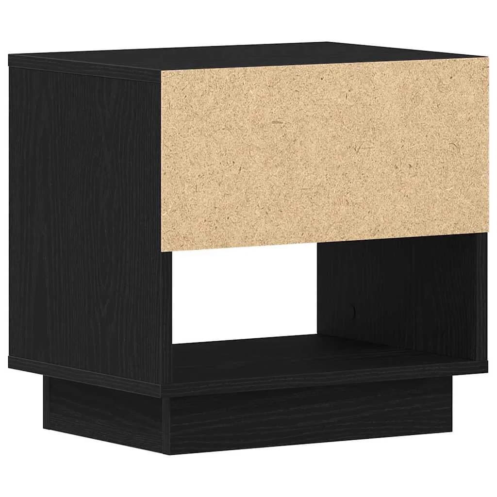 Nočna omarica 2 kos Črna Orehovina 45 x 34 x 44 cm - slika 9