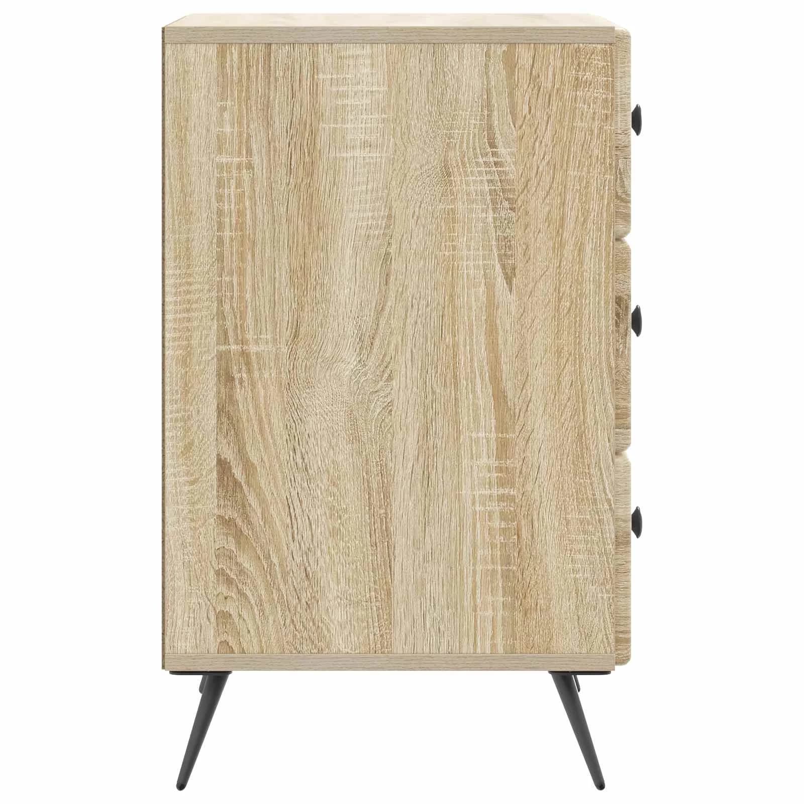 Nočna omarica Sonoma hrast 43 x 41 x 66,5 cm Inženirski les - slika 6