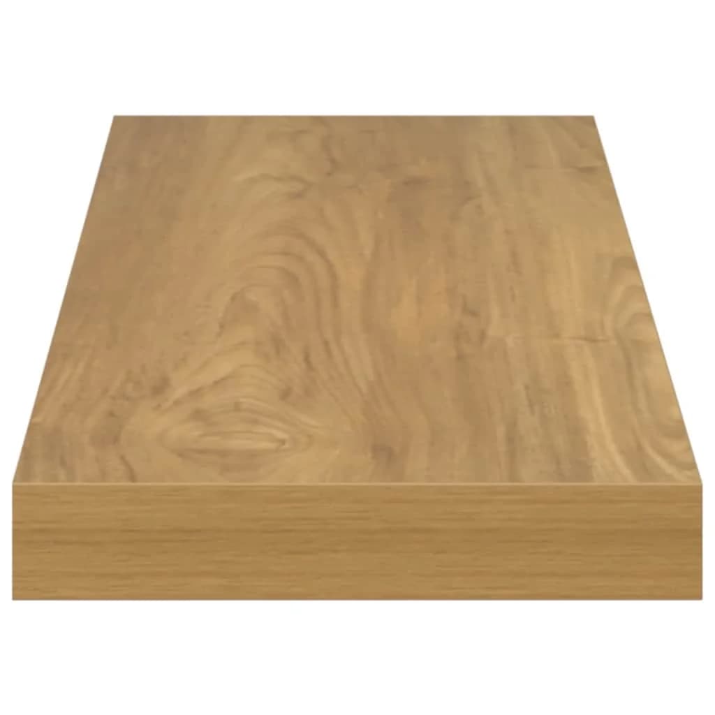 Stenska polica Montaža za steno 2 kos Rjava 60 x 23,5 x 3,8 cm - slika 8
