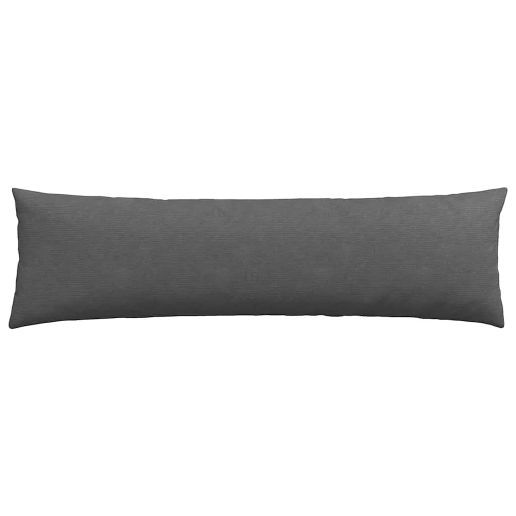 Blazine za kavč 2 pcs Temno siva 145 x 40 cm Žametna tkanina - slika 6
