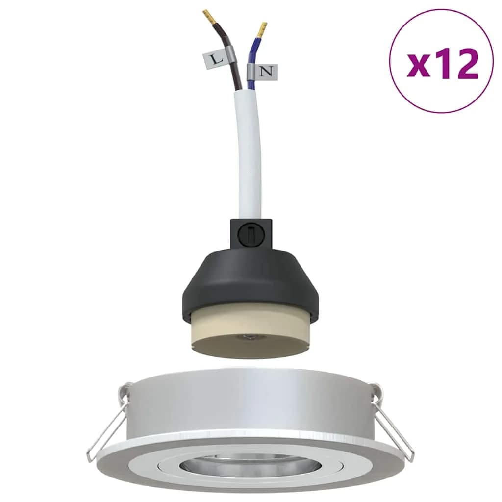 Reflektor srebrna 9 x 9 x 2 cm Aluminij - slika 4