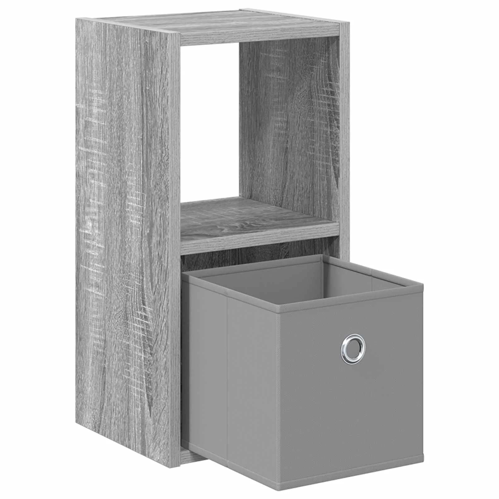 Nočna omarica Siva Sonoma 25,5 x 22 x 49,5 cm Inženirski les - slika 5