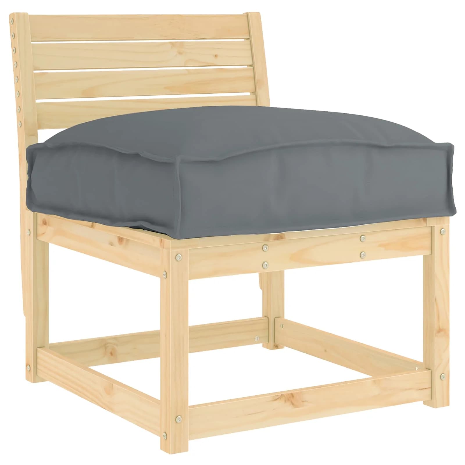 Blazina Antracit 50 x 50 x 12 cm Oxford tkanina - slika 2