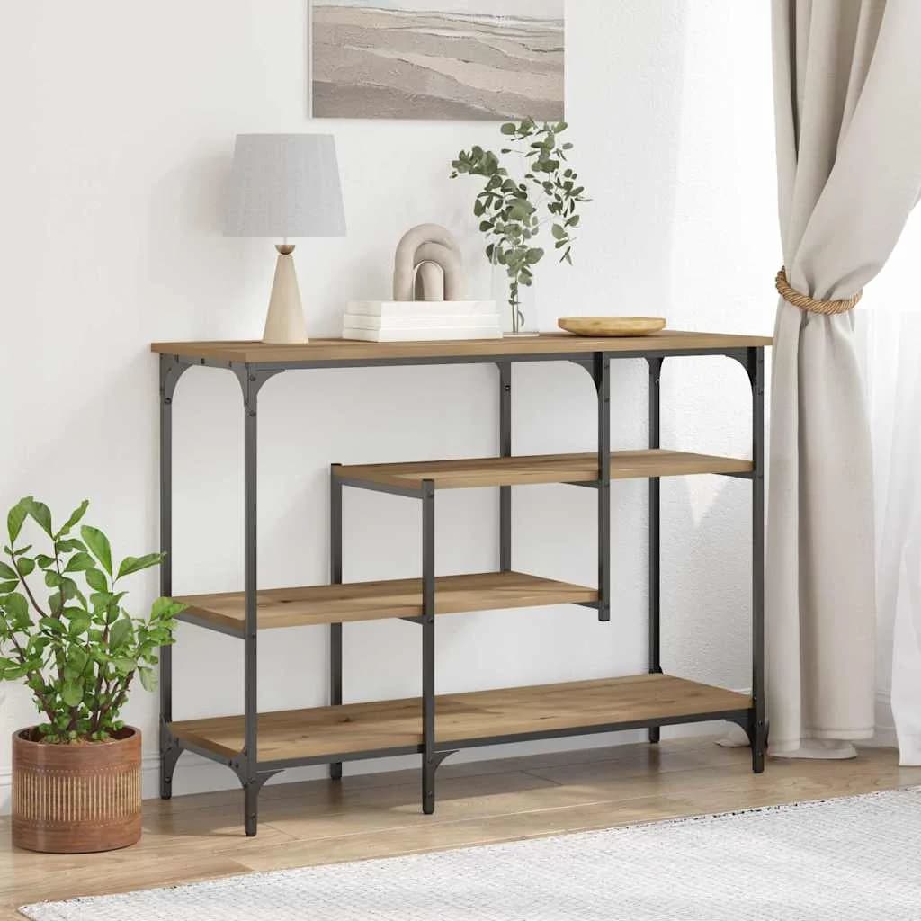 Konzolna miza artisan hrast 100 x 35 x 75 cm