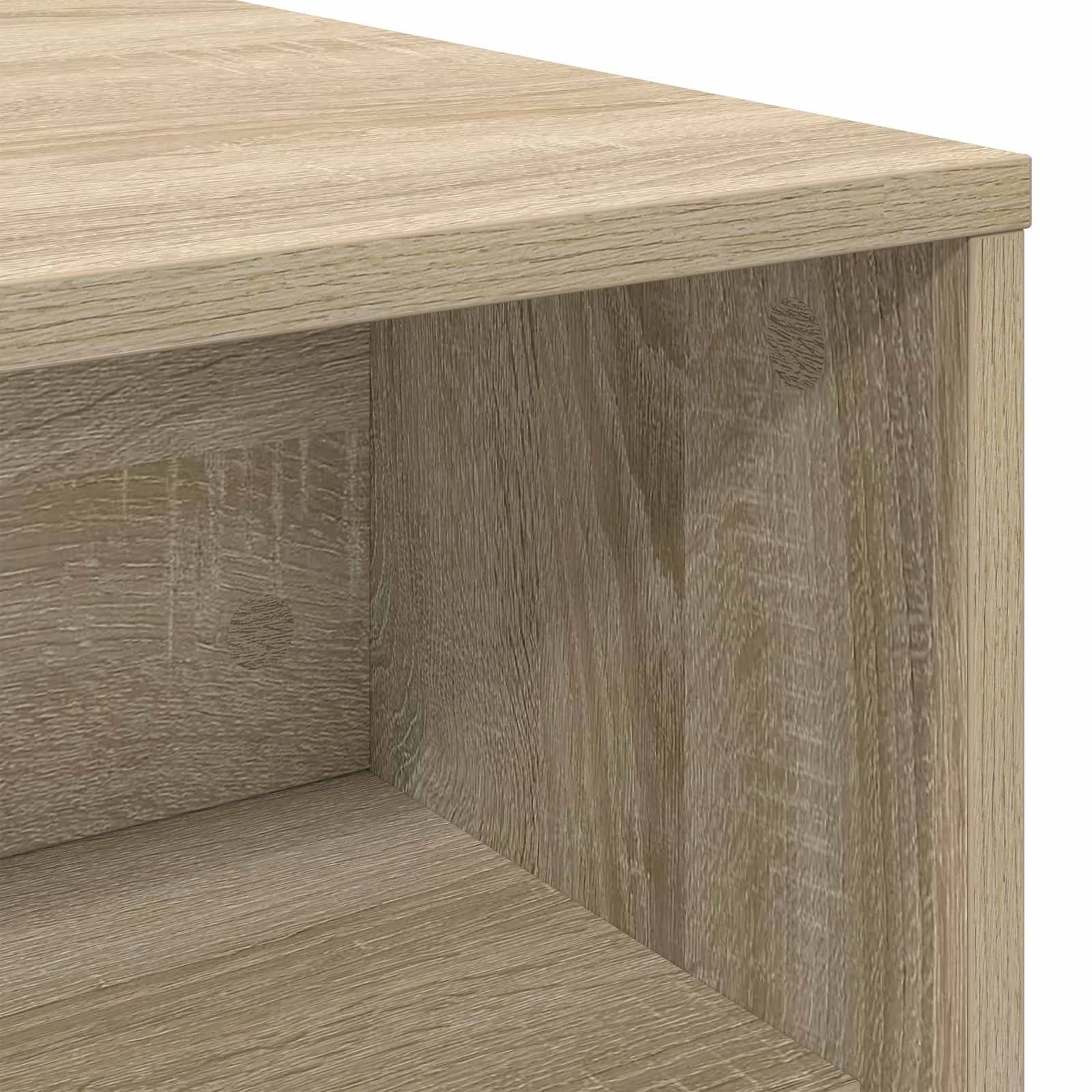Klubska miza Sonoma hrast 100 x 50 x 40 cm Inženirski les - slika 8