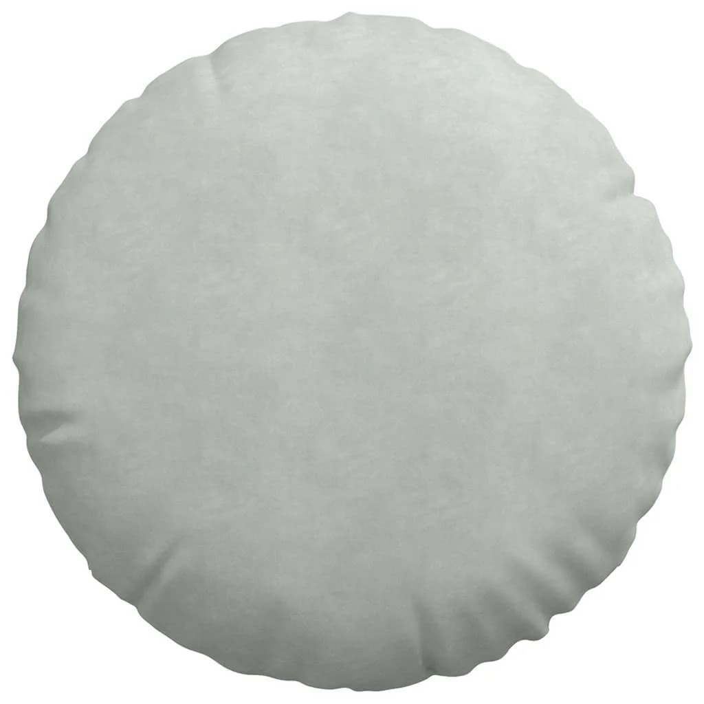 Sedežne blazine 2 pcs Svetlo siva Ø 40 x 13 cm Žamet - slika 6