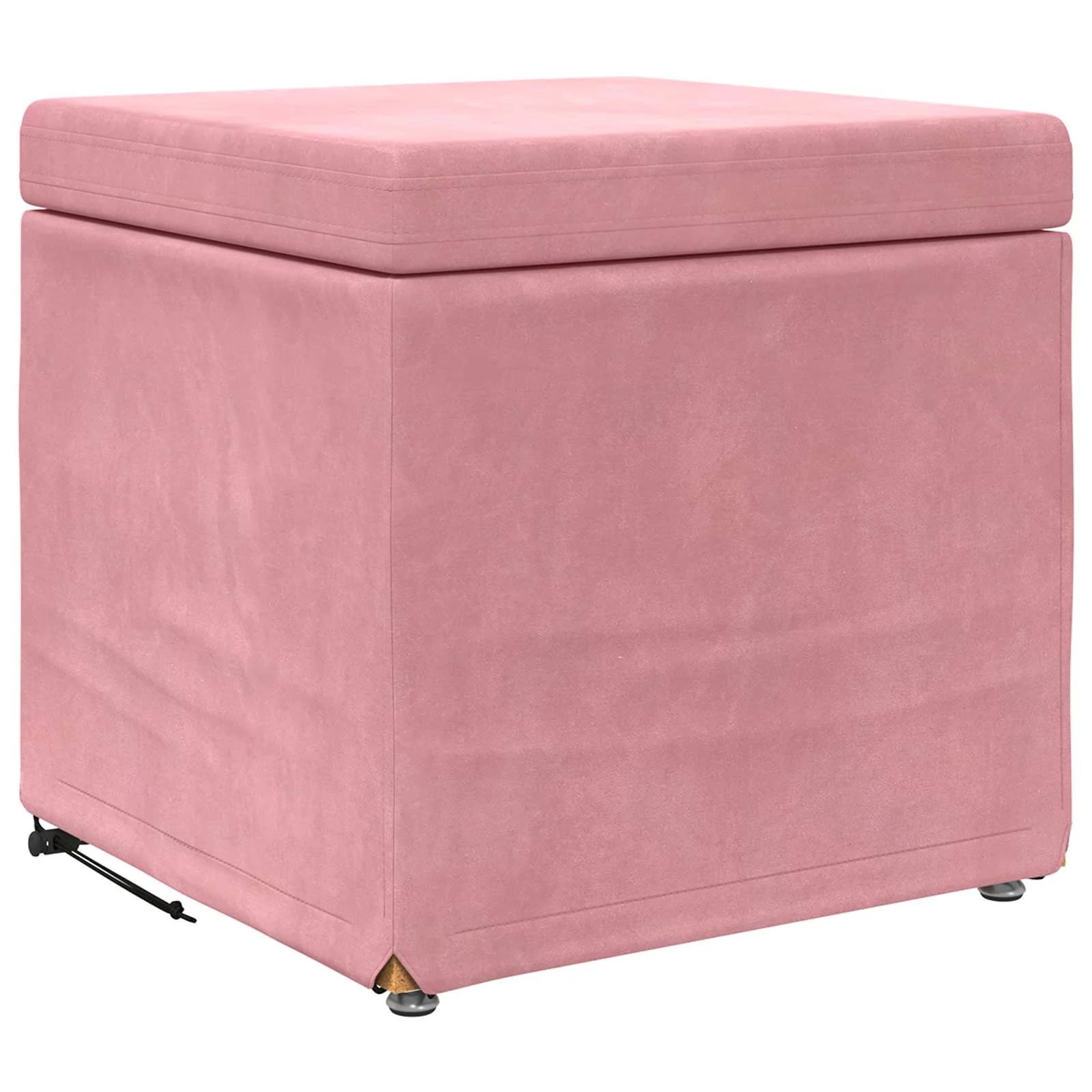 Stolica Roza 41 x 41 x 40 cm Samet in Umetno Leseno - slika 2
