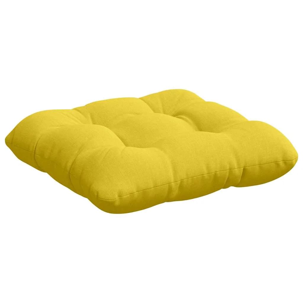 Sedežne blazine 4 kos Blago Svetlo rumena 40 x 40 x 12 cm - slika 5