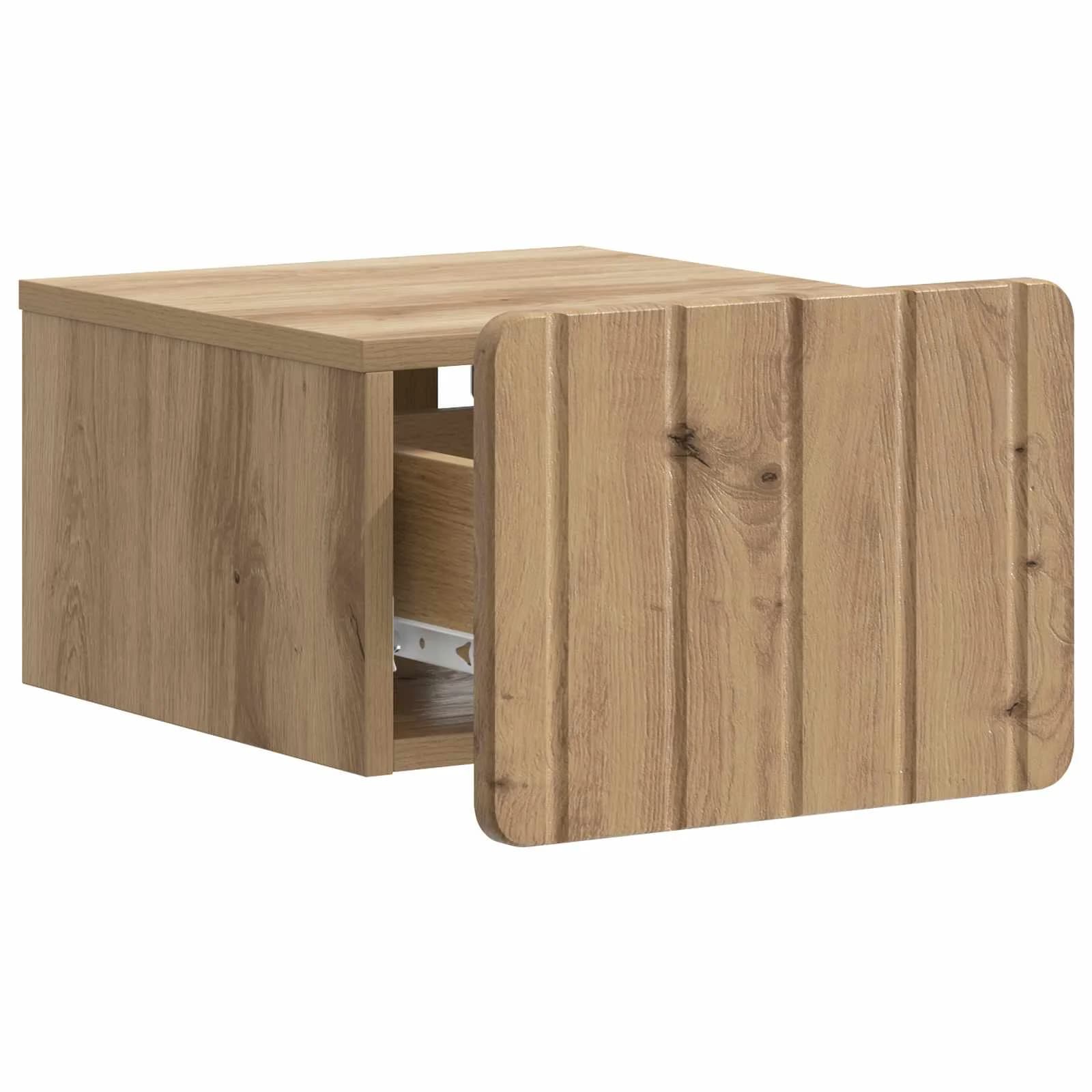 Stenski nočni omarici Artisan hrast 33 x 34,5 x 24 cm - slika 4