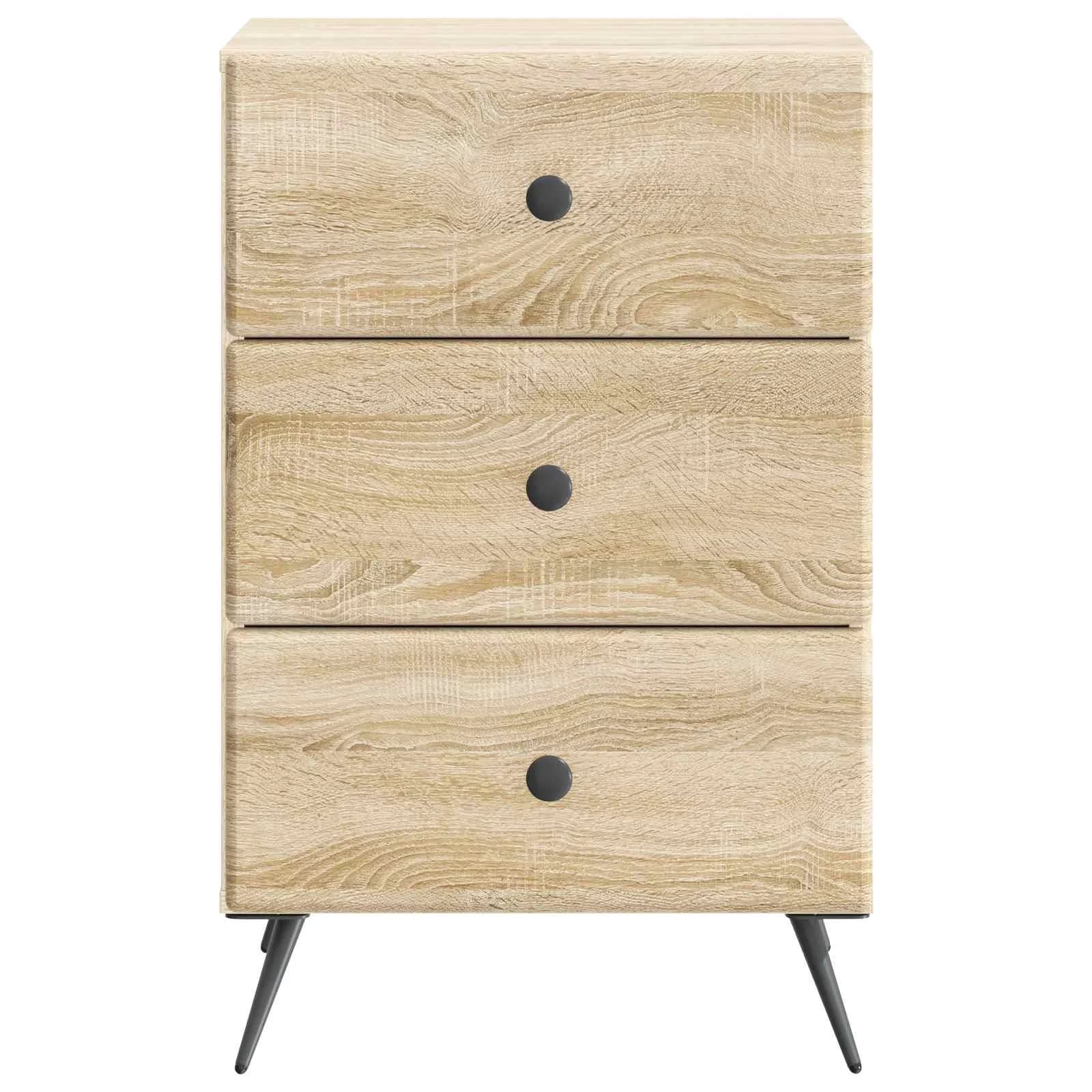 Nočna omarica Sonoma hrast 43 x 41 x 66,5 cm Inženirski les - slika 5