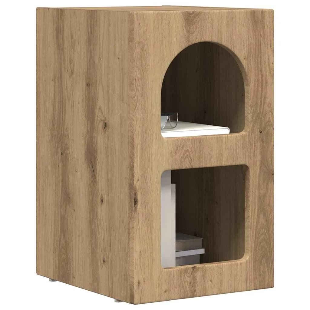 Nočna omarica ELST Umetni hrast 29,5 x 33,5 x 50 cm - slika 3