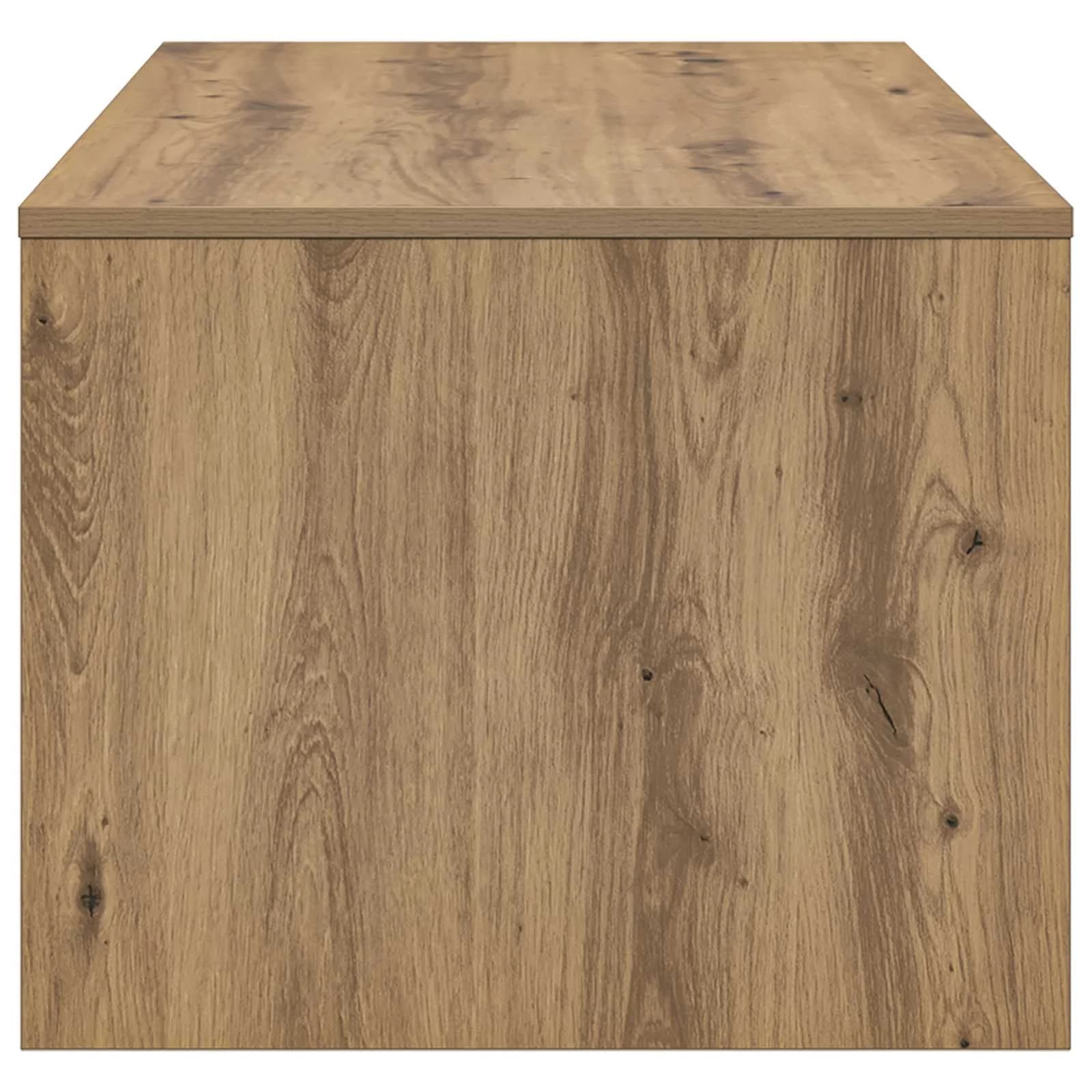 Klubska miza Umetni hrast 100 x 50 x 40 cm Inženirski les - slika 6