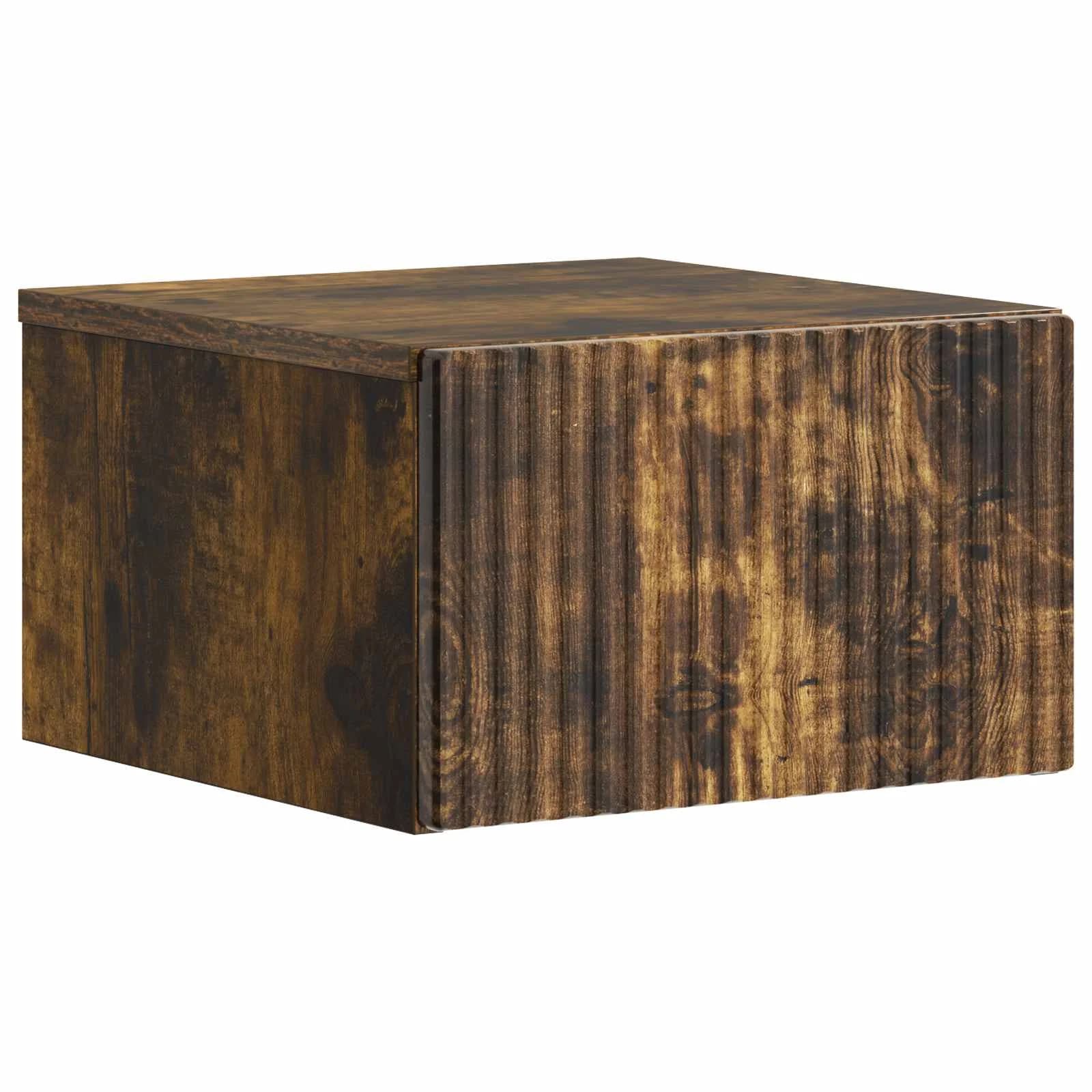 Stenski nočni omarici Dimljen hrast 33 x 34,5 x 20 cm - slika 2