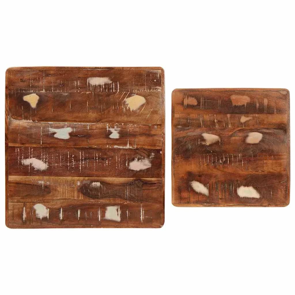 Gnezditvene mize 2 kos Rjava 46 x 46 x 45 cm - slika 7