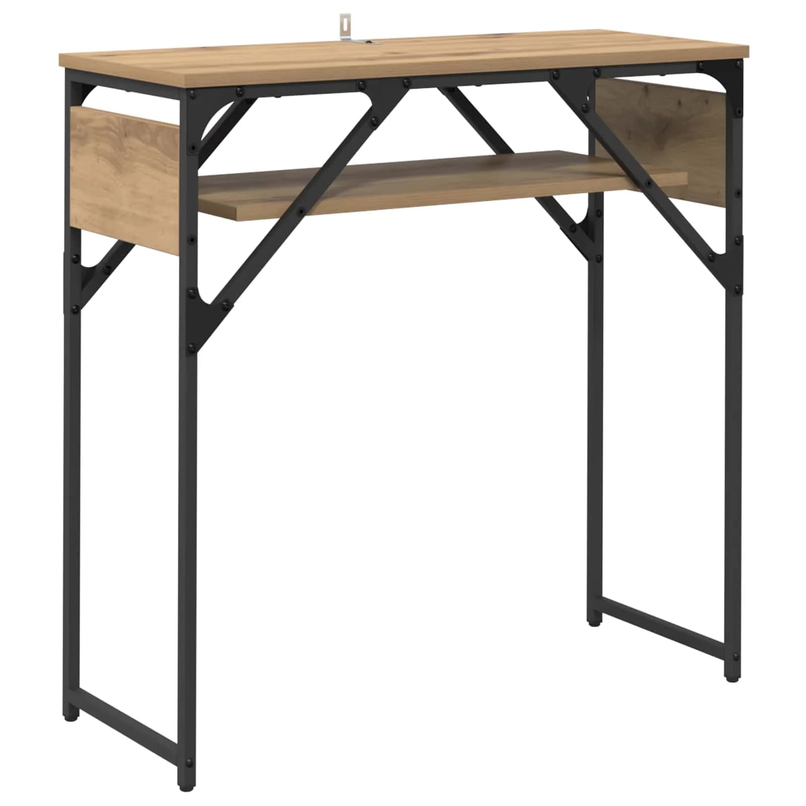Konzolnamizica Umetni hrast Inženirski les 75x30x75cm - slika 2